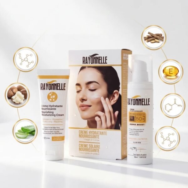 Routine Rayonnelle : Crème Hydratante & Crème Solaire Nourrissante