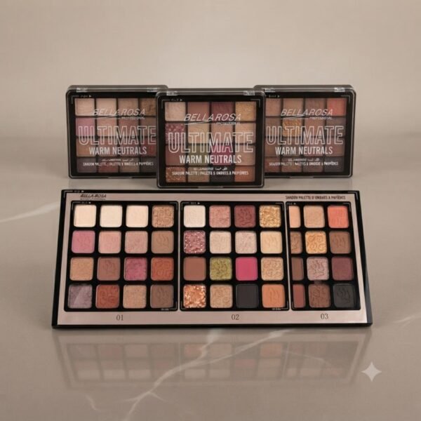 Palette d’Ombres à Paupières "Ultimate Warm Neutrals" – Bella Rosa
