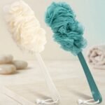 Brosse de Bain Exfoliante à Long Manche