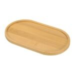 Plateau de Service Ovale en Bambou