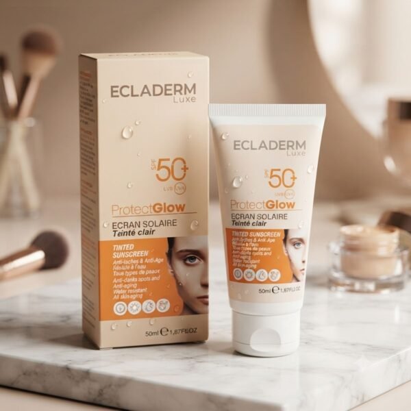 Écran Solaire Teinté ProtectGlow – Ecladerm Luxe