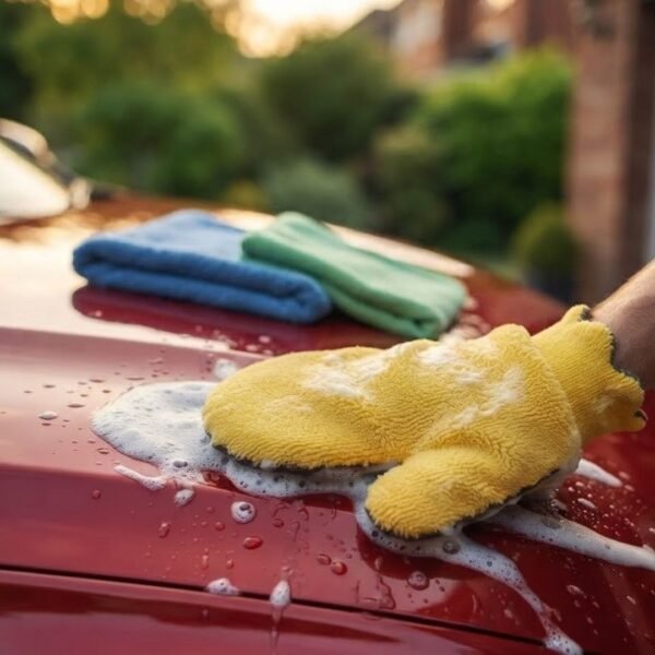 Gants de Lavage Microfibre – Pack Multi-Couleurs