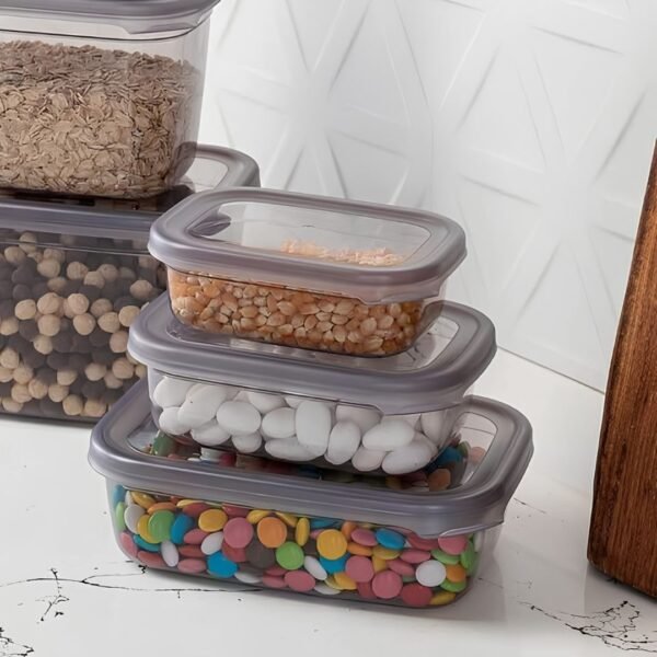3 boîtes de conservation alimentaire 400/670/1200ml