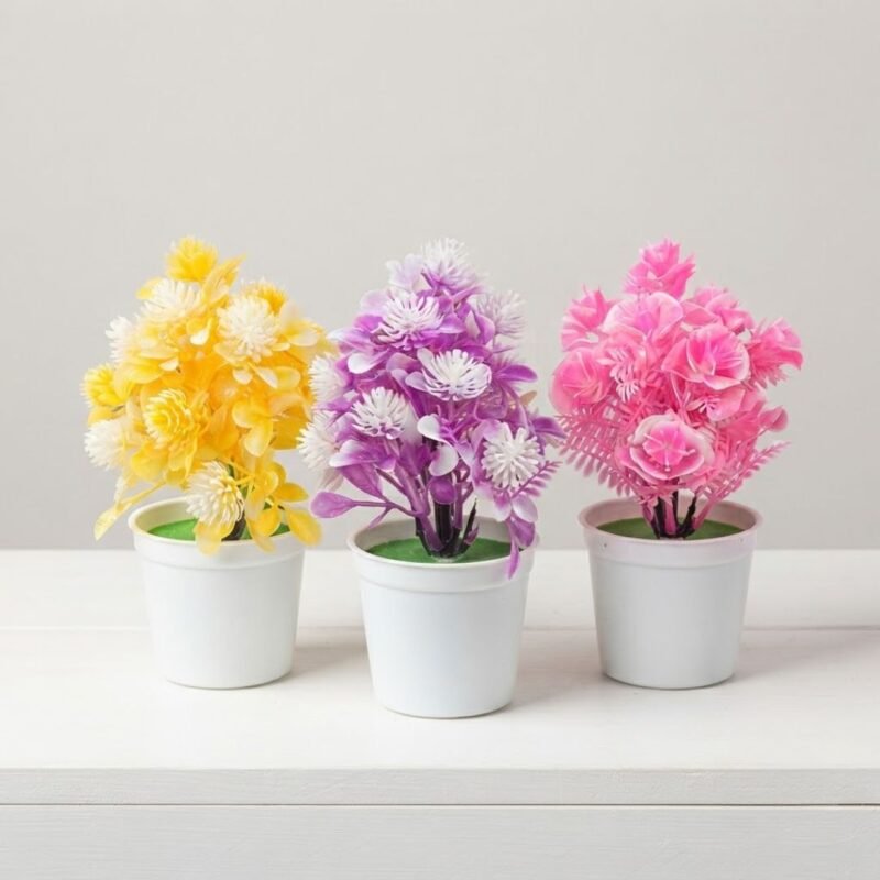Petite Fleur Artificielle en Pot