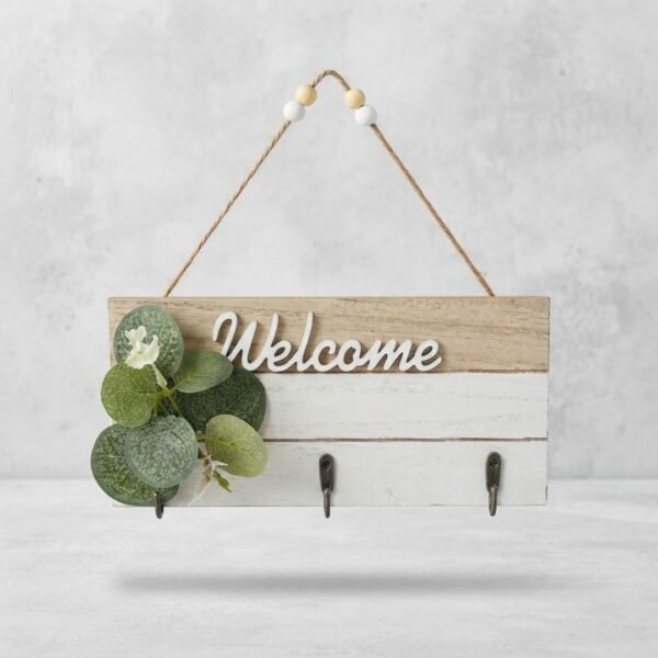 Panneau Mural Décoratif et Porte-Clés « Welcome »