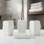 Set de 4 Accessoires de Salle de Bain