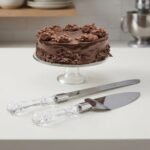 Service à Gâteau Élégant – Pelle et Couteau