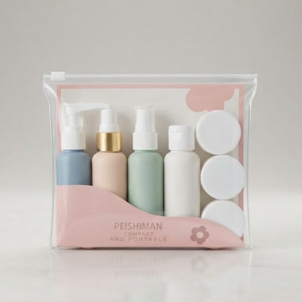 Kit de Voyage Bouteilles et Pots Cosmétiques