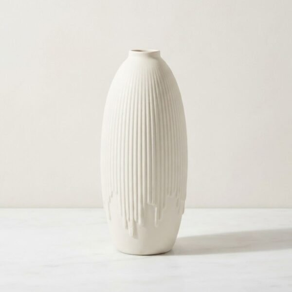 Vase Blanc Élégant