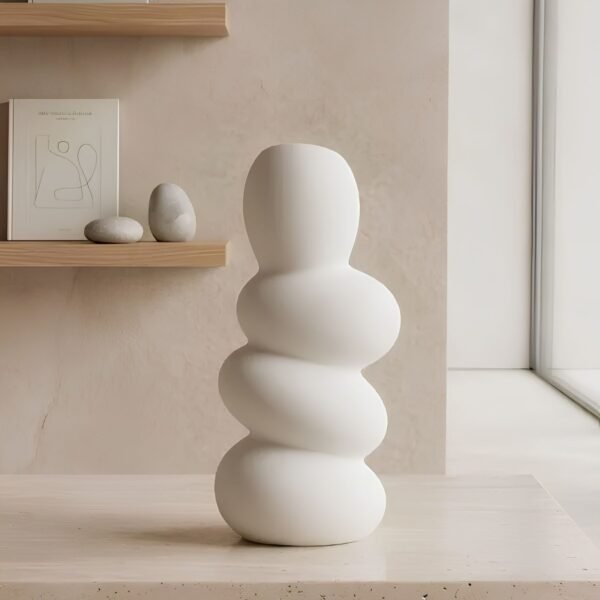 Vase Design Abstrait Empilé