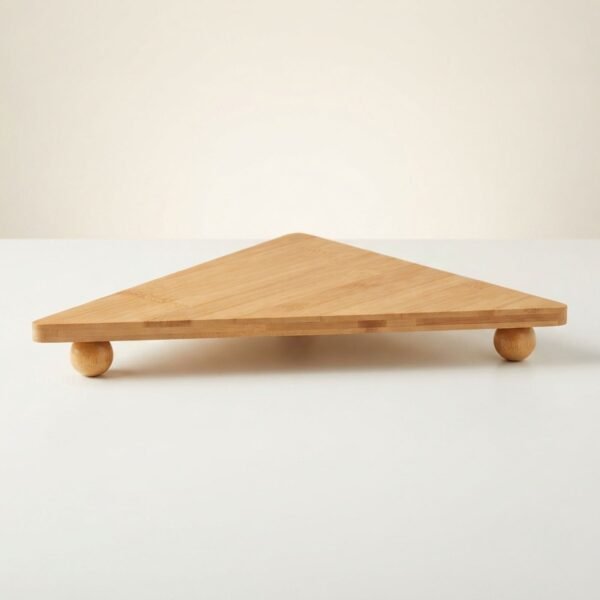Support / Planche Triangulaire en Bois sur Pieds Boules