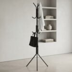 Porte-Manteau Sur Pied Noir 162 cm