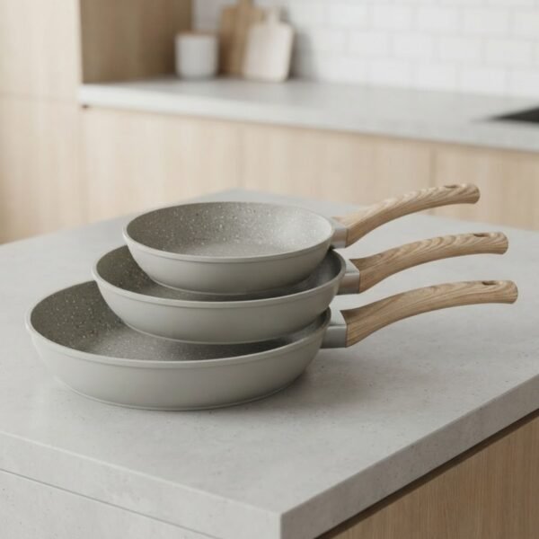 Set de 3 Poêles en Granit 20 / 24 / 28 cm