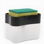 Distributeur de Liquide Vaisselle avec Éponge
