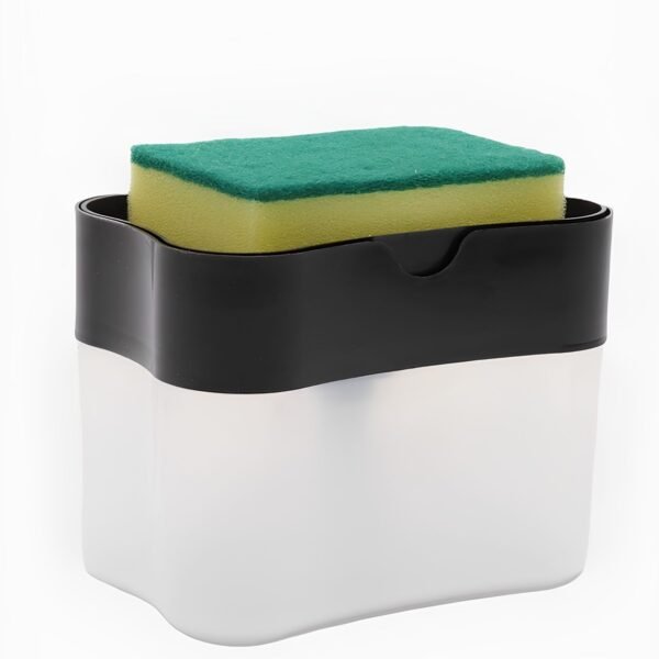 Distributeur de Liquide Vaisselle avec Éponge