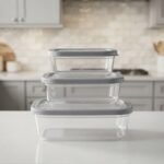 3 Boîtes de conservation alimentaire 400/670/1200ml