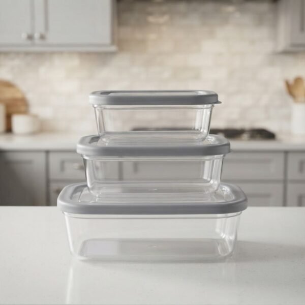 3 Boîtes de conservation alimentaire 400/670/1200ml