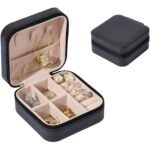Boîte à Bijoux de Voyage Noire