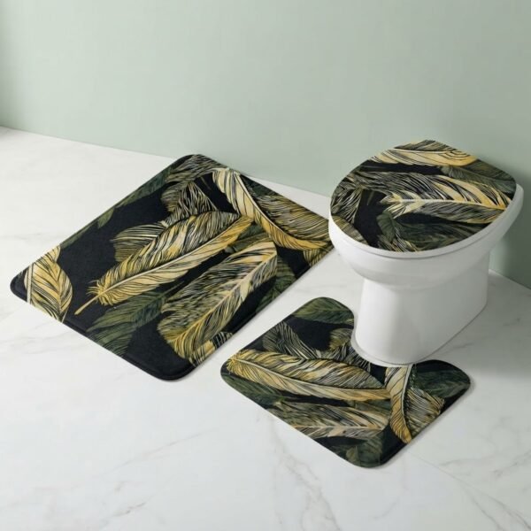 Ensemble de Tapis de Salle de Bain 3 Pièces