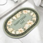 Tapis Silicone "Happy Every Day" Floral