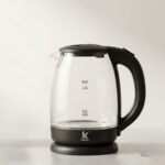 Bouilloire Électrique Kenz – 1500W en Verre (1 Litre)