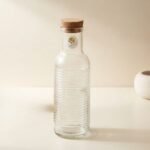 Carafe en Verre Élégante avec Bouchon en Liège