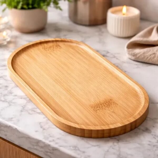 Support Ovale en Bois