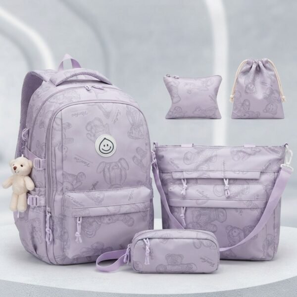 Set de Cartables et Sacs 5 Pièces