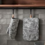 Set Gant de Cuisine et Manique Tissés