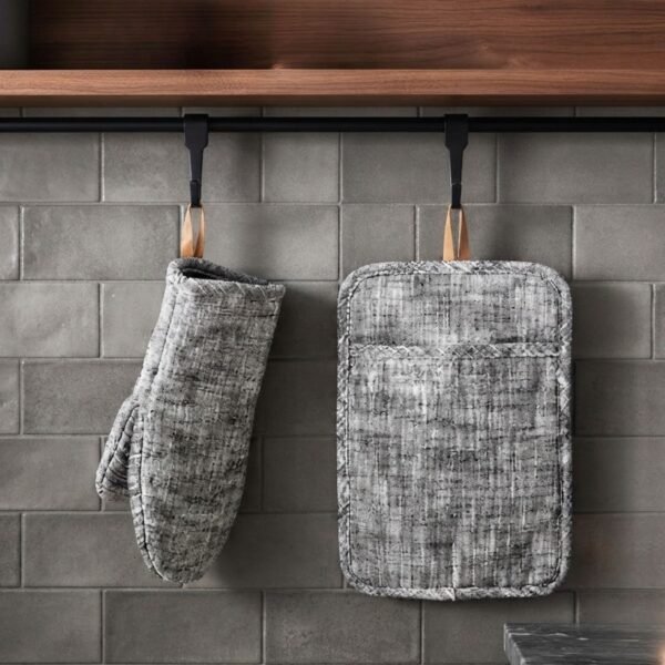 Set Gant de Cuisine et Manique Tissés