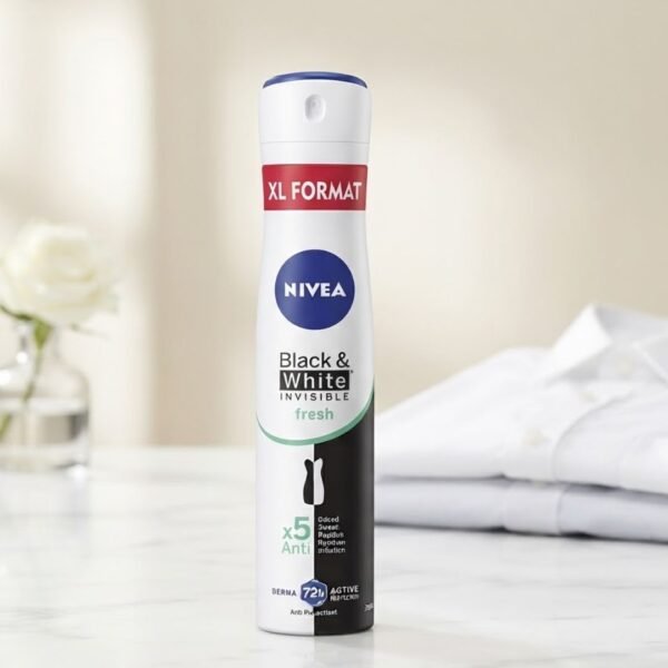 Déodorant Nivea Black & White Invisible Fresh - Format XL