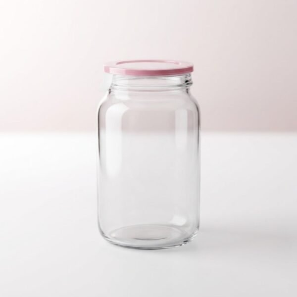 Grand Bocal en Verre Transparent