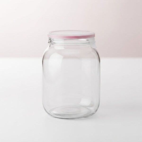 Bocal en Verre Transparent (Taille Moyenne)