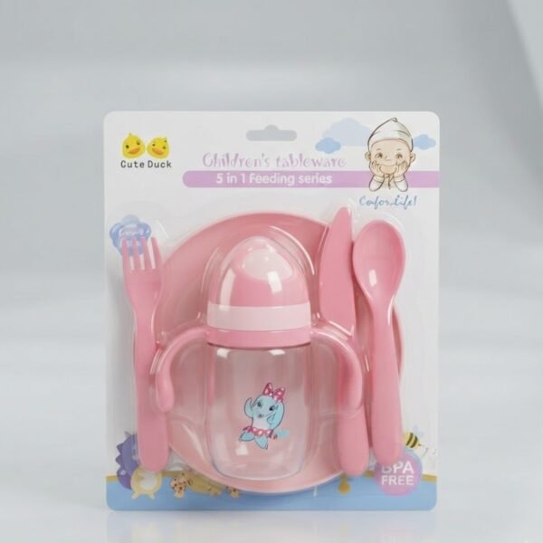 Set de Table Enfant 5 en 1 - Cute Duck