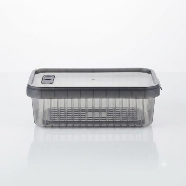 Boîte de Rangement Alimentaire Longue - 2 L (15 x 29 x 8 cm)
