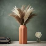 Vase Décoratif Cannelé - 28 cm – Image 3