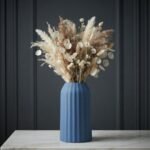 Vase Décoratif Cannelé - 22 cm