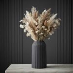 Vase Décoratif Cannelé - 22 cm