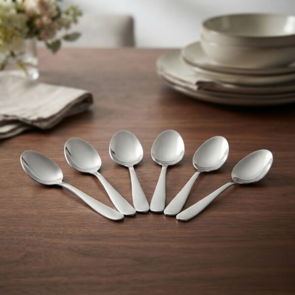 Set de 6 Grandes Cuillères en Inox