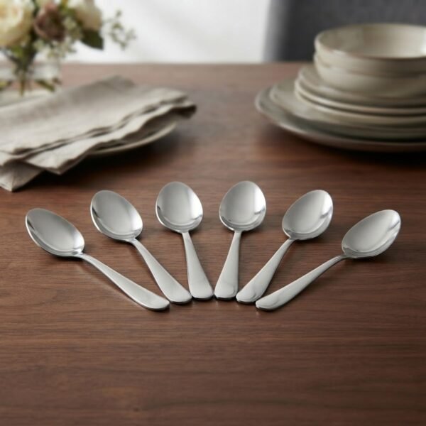 Set de 6 Petites Cuillères en Inox