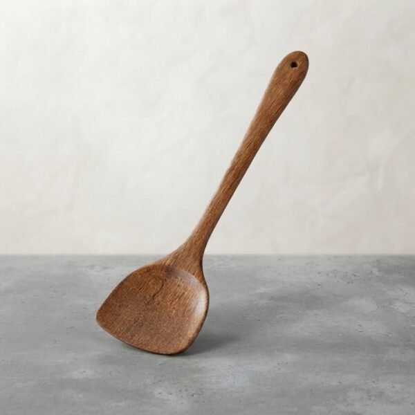 Cuillère de Cuisine en Bois Naturel - 38 cm