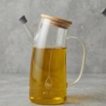 Huilier en Verre avec Couvercle en Bois