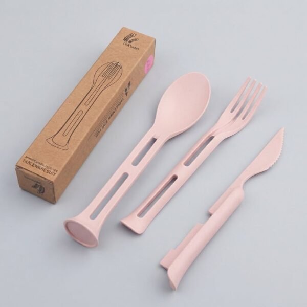 Set de Couverts 3 Pièces en Plastique