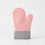 Gants de Cuisine Antidérapants en Silicone et Tissu