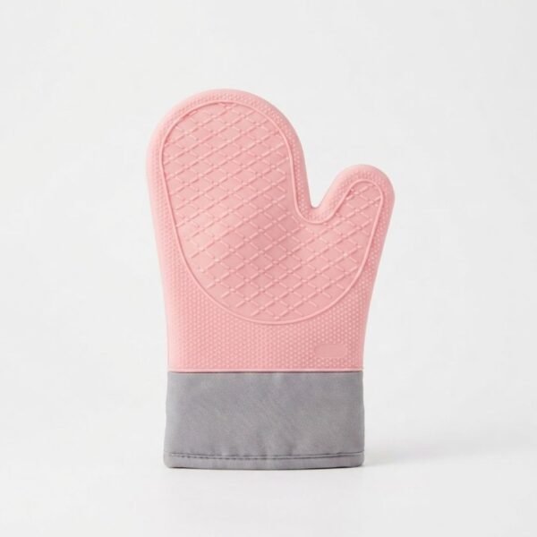 Gants de Cuisine Antidérapants en Silicone et Tissu