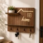 Cache-Compteur et Porte-Clés Mural en MDF Décoratif