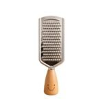 Mini Râpe de Cuisine en Inox avec Manche en Bois Souriant