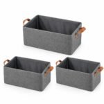 Set de Paniers de Rangement en Tissu