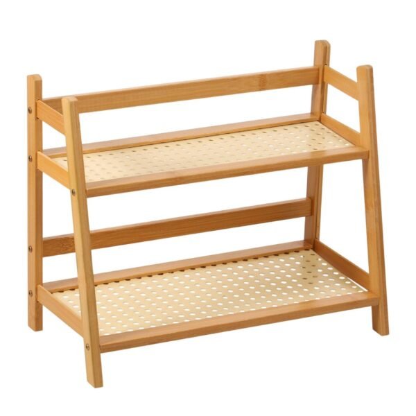 Étagère de Rangement de Cuisine en Bambou