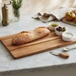 Planche de Présentation en Bois avec Bols en Céramique